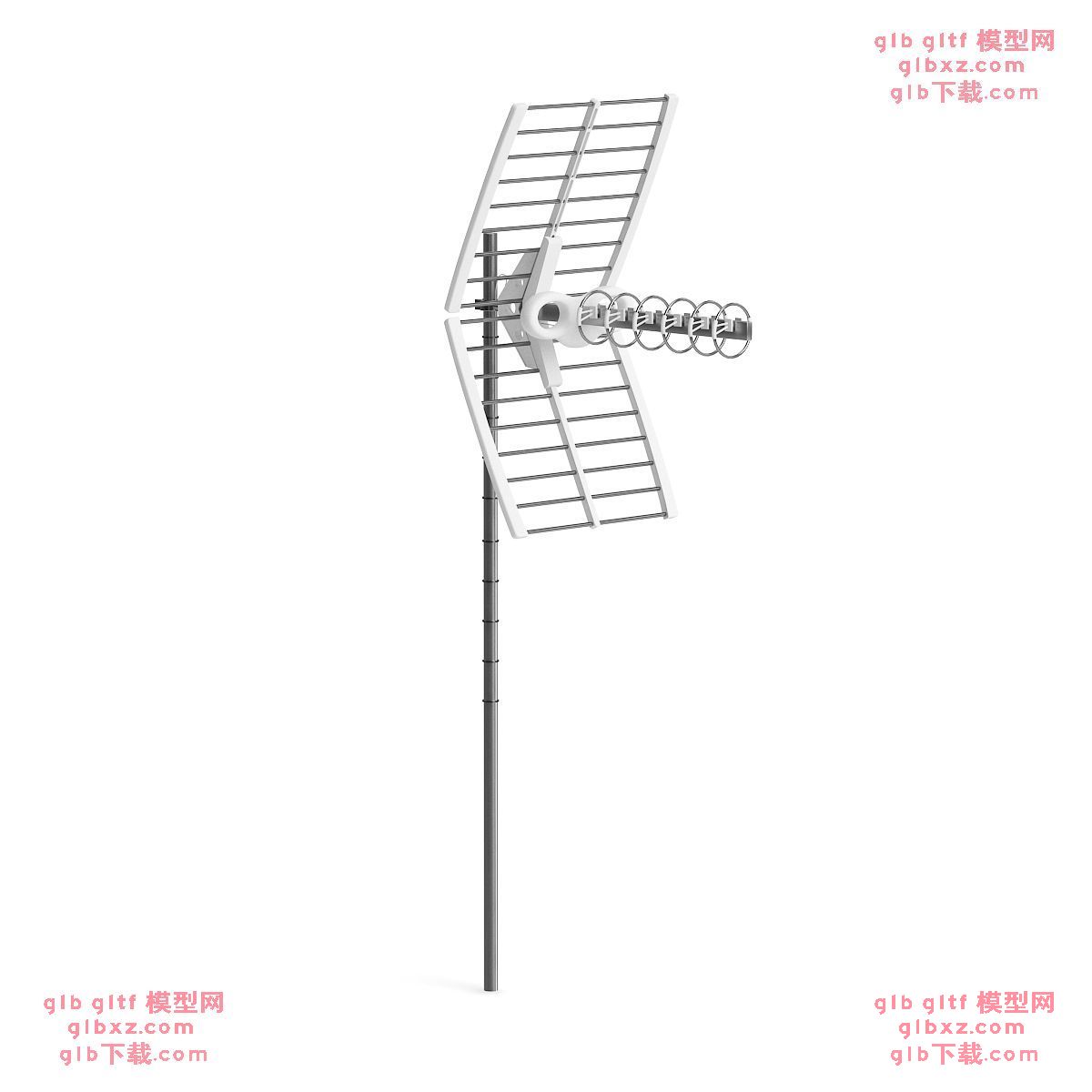 家庭设备天线接受头GLB/GLTF模型14 家庭设备天线接受头GLB/GLTF模型14