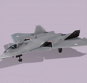 lockheed ngad prime – 概念战斗机 GLB/GLTF格式动画