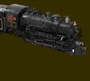 蒸汽火车 动画GLB/GLTF格式