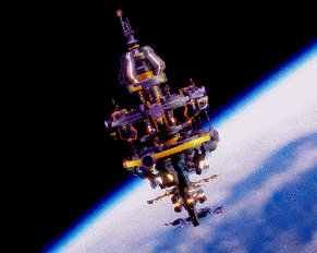 空间站动画GLB/GLTF文件