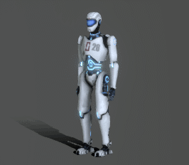 3drt – 机器人 – 01动画GLB/GLTF格式