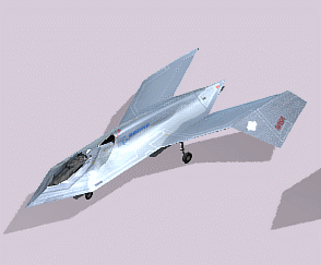 波音 yf-118 猛禽喷气式飞机 动画GLB/GLTF格式