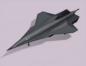 洛克希德马丁 sr-72 黑鸟之子 动画GLB/GLTF格式