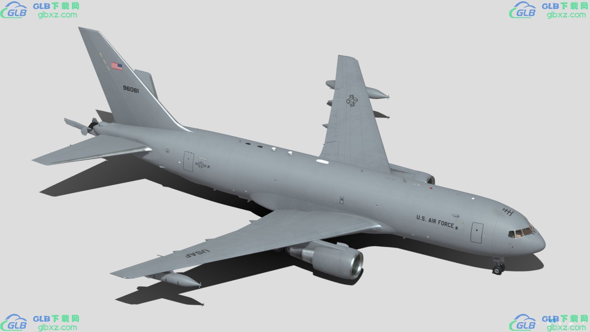 波音KC-46A PegasusGLB/GLTF格式