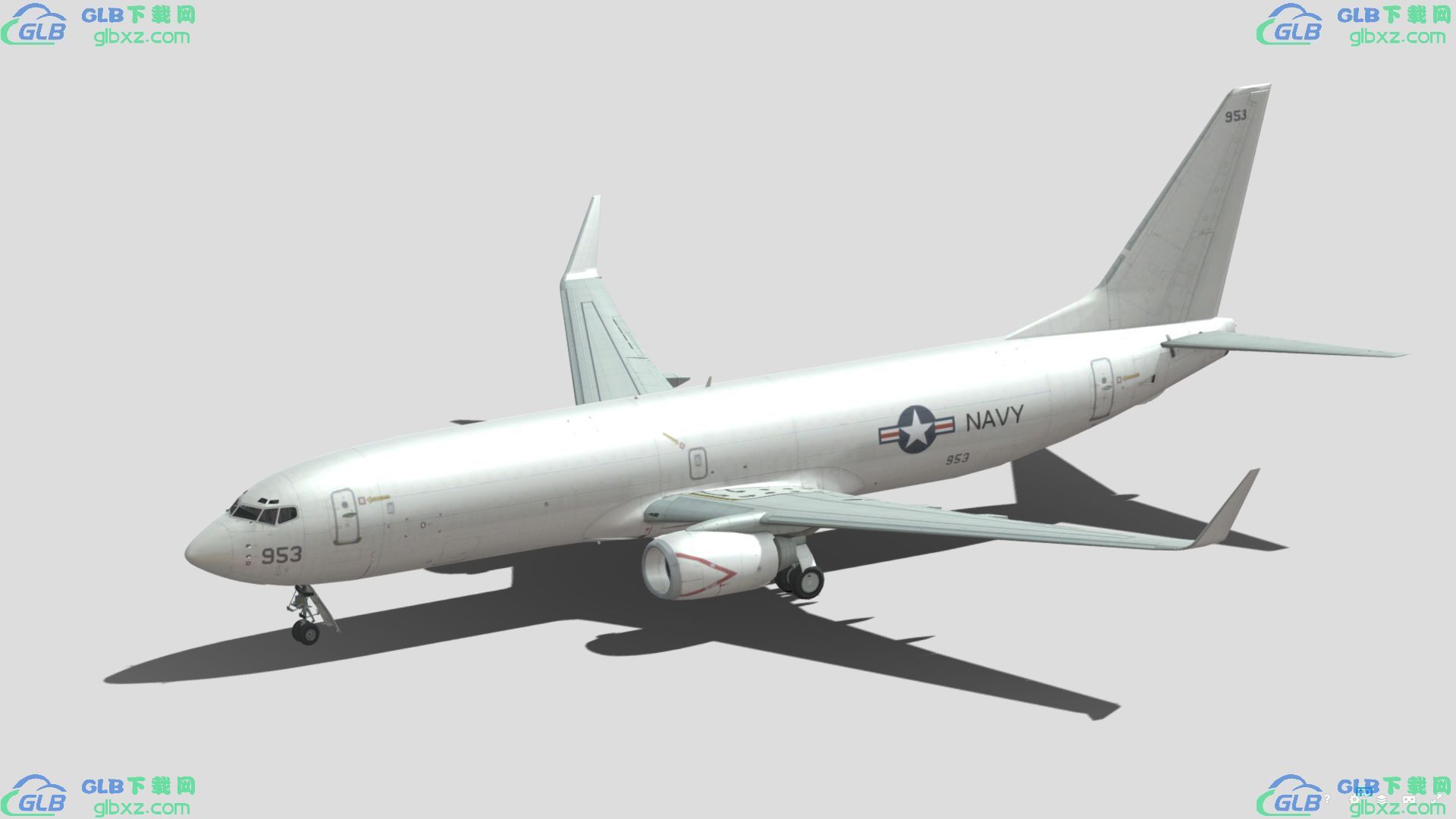 波音P-8波塞冬 GLB/GLTF格式