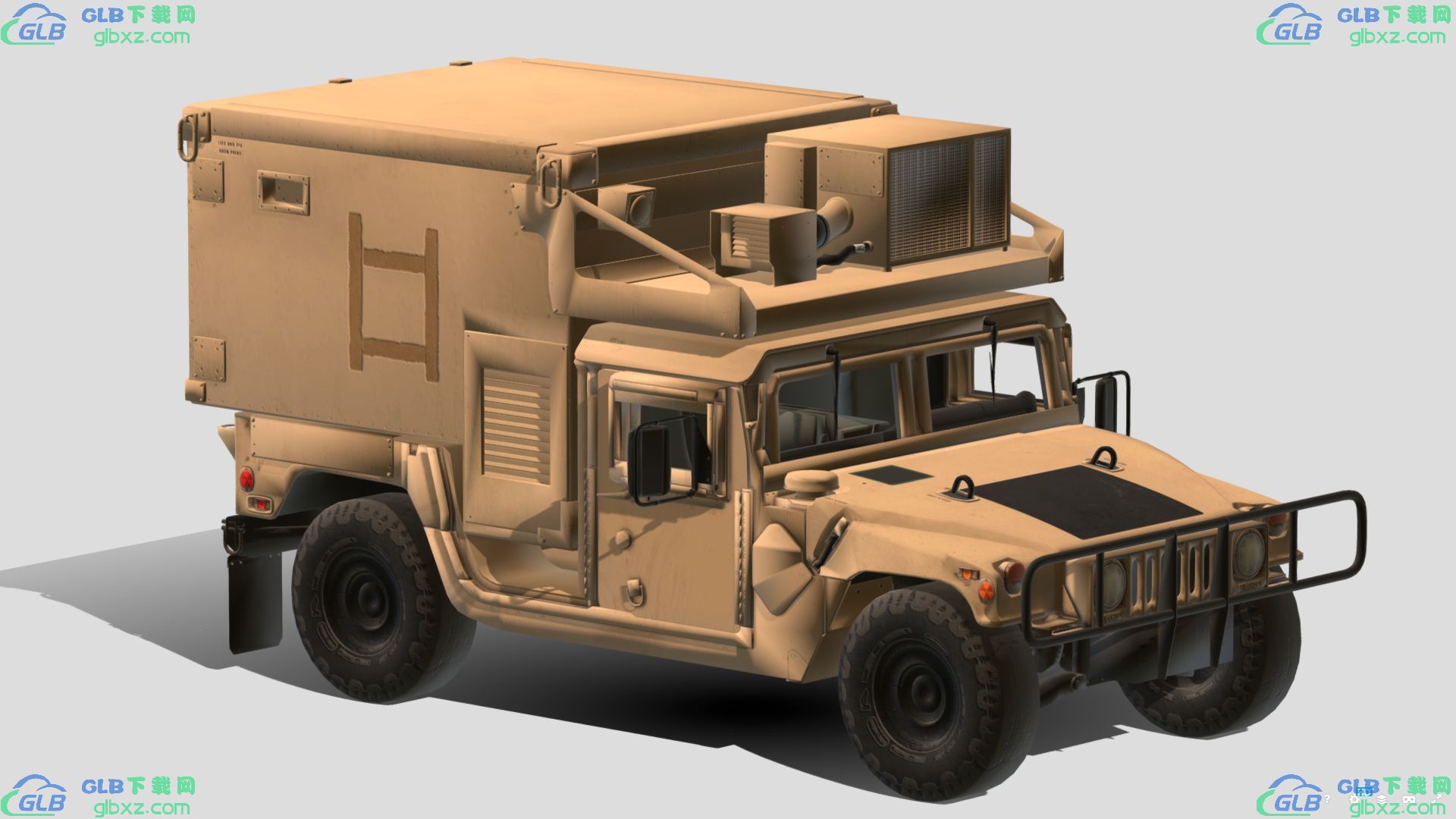 HMMWV 候车悍马 GLB/GLTF格式