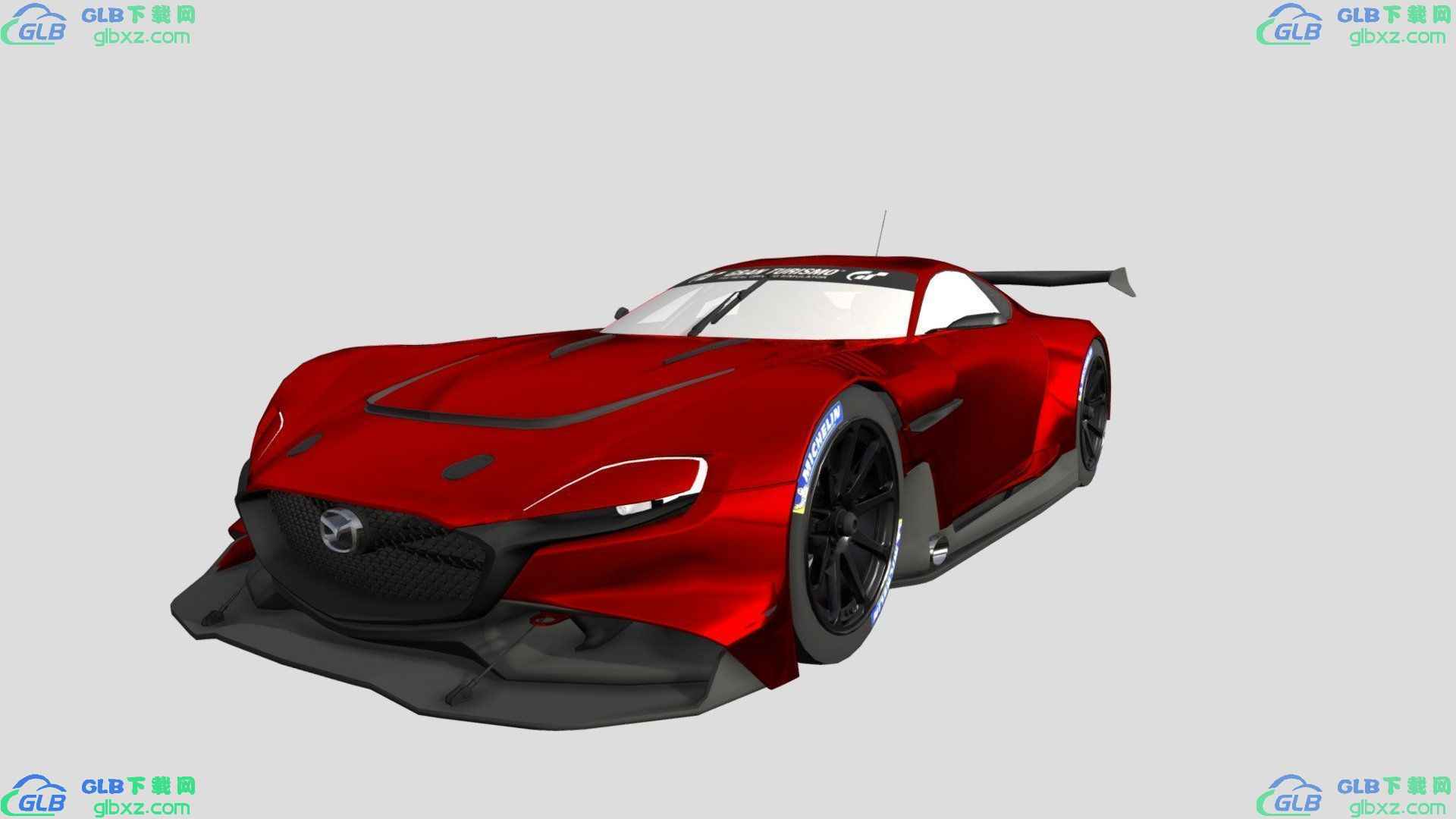 2020 马自达 RX Vision GT3 概念车（Gin Kern 发布）免费G免LB/GLTF素材