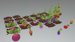 作物阶段 农作物GLB/GLTF格式